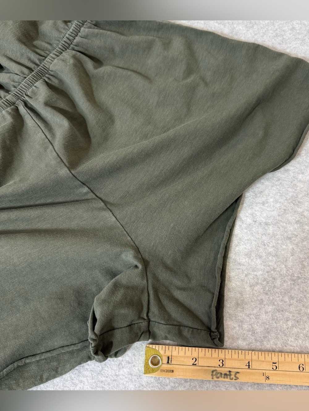 Aerie Pleated Romper Olive Green size Medium - Picture 13 of 16